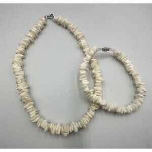 3/$30 Puka Shell Necklace Anklet Set Matching Beach Summer Coastal Surfer